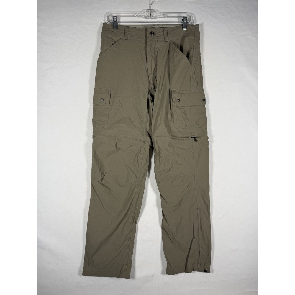 KUHL Pants Mens 30x30 Brown Renegade Convertible Stealth Nylon Zip Off Cargo